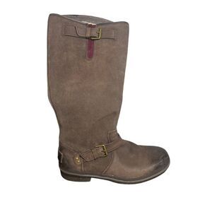 Brown Knee-High Leather Boots Ugg size 6 L